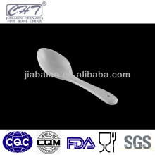 A049 Fine porcelain kitchen soup spoon with hole